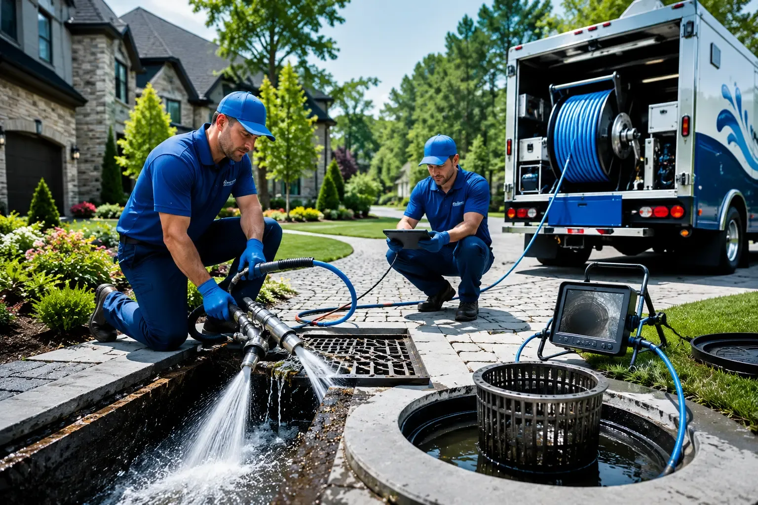 Local outdoor drain cleaning professionals in Leland, IA